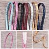 10M Folding Glitter PU Leather Cord OCOR-GF0004-11F-5