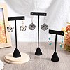 6Pcs 3 Styles T Shaped Alloy Earring Display Stand EDIS-SC0001-05-4