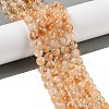 Heated Natural Citrine Bead Strands G-P466-01D-5
