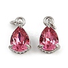 Brass Pave Cubic Zirconia Pendants KK-L240-05P-02-1