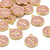 Golden Plated Alloy Enamel Charms X-ENAM-S118-07N-4