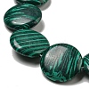 Synthetic Malachite Beads Strands G-B071-E01-02-3
