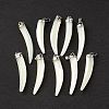 Natural Trochid Shell/Trochus Shell Pendants SSHEL-M021-11-1