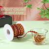 1Pc Sparkle Wavy Polyester Ribbons OCOR-GF0002-99C-6