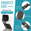 2Rolls Polyester Hot-fix Rhinestone Raw Edges Ribbon OCOR-TA0003-95I-4
