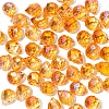 50Pcs Teardrop Electroplated Transparent Glass Charms PW-WGCC72C-05-1
