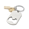 201 Stainless Steel Yellow Enamel Beer Bottle Opener Keychains KEYC-H021-03GP-2