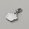 Zinc Alloy Enamel Glitter Powder Pendant Decoration HJEW-WH0001-14P-12-2