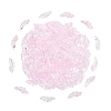 100Pcs Baking Paint Transparent Glass Pendants GLAA-YW0004-82B-1