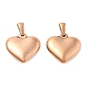 Ion Plating(IP) 304 Stainless Steel Pendants STAS-I135-19RG-1