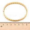 304 Stainless Steel Hinged Bangles for Women AJEW-P127-26G-5