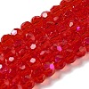 Electroplate Transparent Glass Beads Strands LS-EGLA-A035-T6mm-L01-1