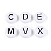 Opaque Acrylic Enamel Beads SACR-T035-17M-02-1
