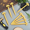 32Pcs Plastic Camping & Awning Tent Pegs Nails for Outdoor AJEW-GO0004-32B-4