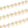 Brass Handmade Link Chains X-CHC-M019-07G-2