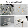 64Pcs 8 Styles 304 Stainless Steel Linking Ring STAS-CD0001-19-7