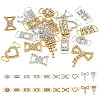  20Pcs 20 Styles Alloy Crystal Rhinestone Connector Charms DIY-TA0005-28-9