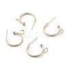304 Stainless Steel Half Hoop Earrings LS-X-STAS-Z028-B01-G-2
