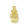 Brass Pave Clear Cubic Zirconia Pendants LS-KK-L238-08G-1