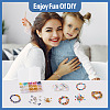 DIY Evil Eye Bracelet Making Kit DIY-TA0004-42-17