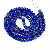 Baking Paint Glass Beads Strands DGLA-N010-6mm-05-2
