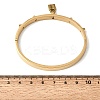 304 Stainless Steel Charm Bangles BJEW-H644-12G-5