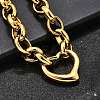304 Stainless Steel Charm Bracelets BJEW-Q050-02G-4