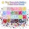 528Pcs 24 Style Mixed Style Glass Beads DGLA-YW0001-20-2