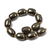 Natural Pyrite Beads Strands G-Z131-D01-02-3
