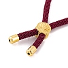 Nylon Cords Bracelet Makings Fit for Connector Charms AJEW-P116-01G-29-3