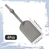 CutHollow 4Pcs PU Leather Luggage Tag OFST-CL0001-01A-01-2