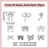 100Pcs 10 Style Tibetan Style Alloy Charms FIND-GO0003-93-2