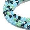 Glass Beads Strands EGLA-A034-M4mm-58-4