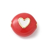 Brass Enamel Beads KK-P294-52G-01-1