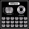 800Pcs Transparent Plastic Beads KY-SP0001-52B-2