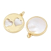 Natural Shell Pendants KK-L251-44G-A02-2