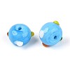 Handmade Lampwork Bumpy Beads LAMP-ZX003-07-04-3