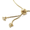 1MM Brass Box Chain Slider Bracelet Making MAK-K024-03G-2