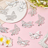 12Pcs 2 Styles Iron Alligator Hair Clips for Women Girls PHAR-SP0001-28B-5