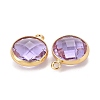Glass Charms KK-C228-02G-14-2