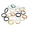 Dyed & Heated Natural Agate Finger Rings for Women RJEW-Z075-01A-1