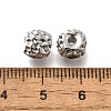 Brass Micro Pave Cubic Zirconia Beads KK-M318-39P-02-2