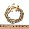 304 Stainless Steel Multi-strand Bracelets BJEW-C137-01GP-3