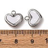 304 Stainless Steel Resin Pendants STAS-P406-15A-P-3
