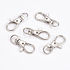 Zinc Alloy Swivel Lobster Claw Clasps X-PALLOY-WH0011-01P-1