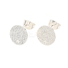 304 Stainless Steel Stud Earring Findings STAS-Z021-B-01S-1