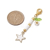 Alloy Enamel Pendant Decorations HJEW-MZ00087-3