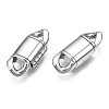 Non-Tarnish 304 Stainless Steel Fold Over Clasps LS-STAS-S080-01A-P-1