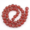 Handmade Gold Sand Lampwork Beads LAMP-T006-06G-2