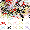 300Pcs 10 Colors Polyester Bowknot Ornament Accessories DIY-SP0004-88-1